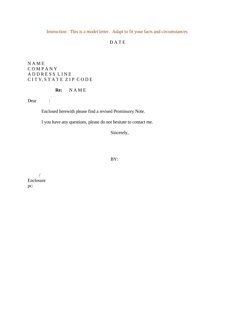 promissory letter Preview on Page 1