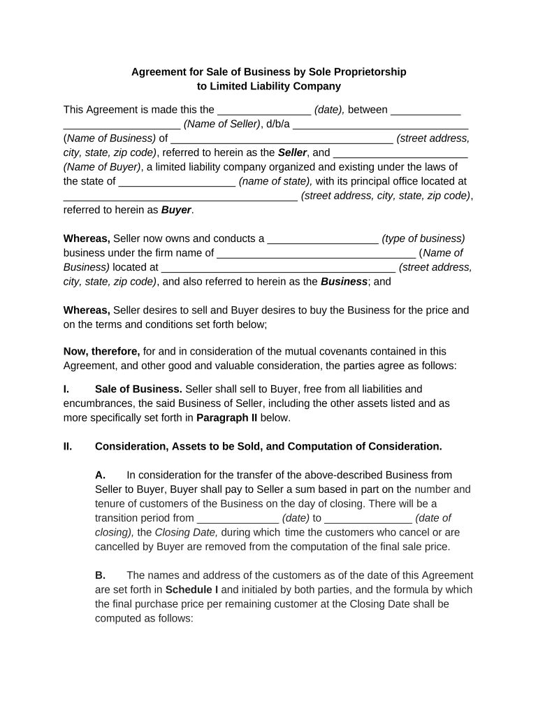 agreement business company Preview on Page 1