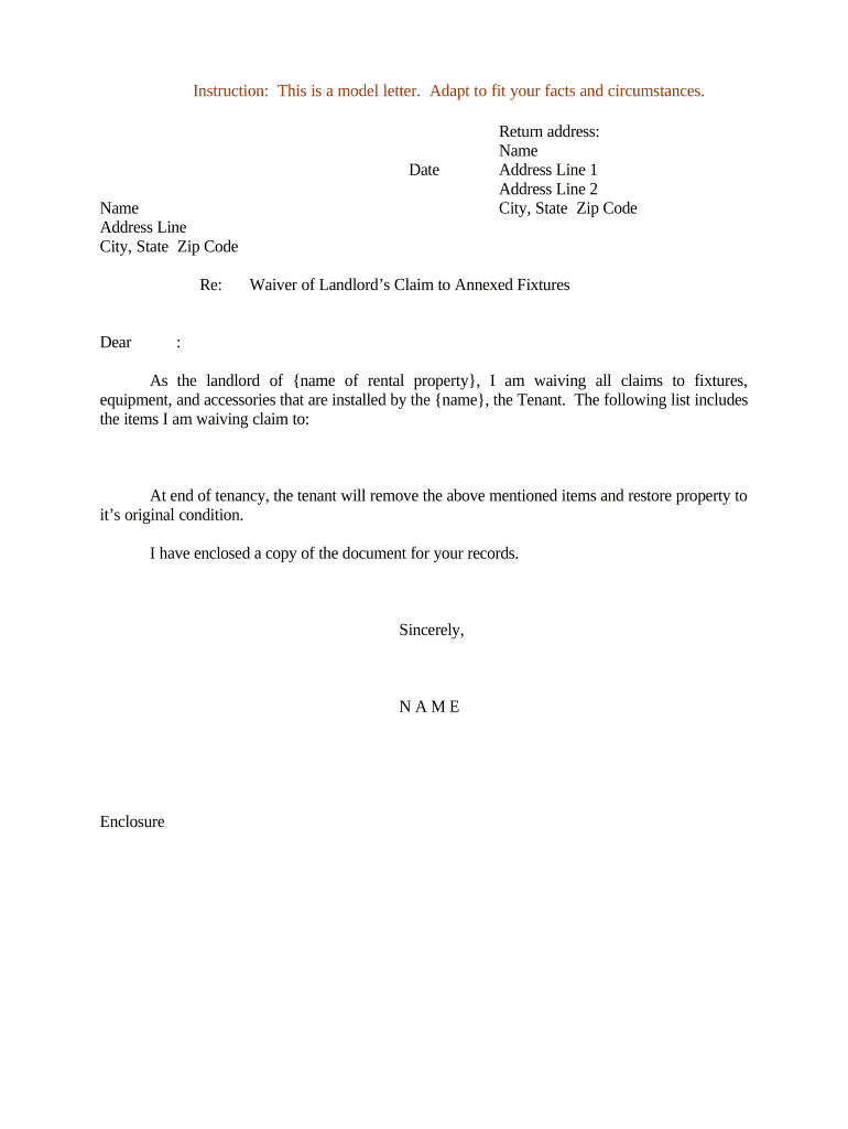 sample letter to remove equipment Preview on Page 1