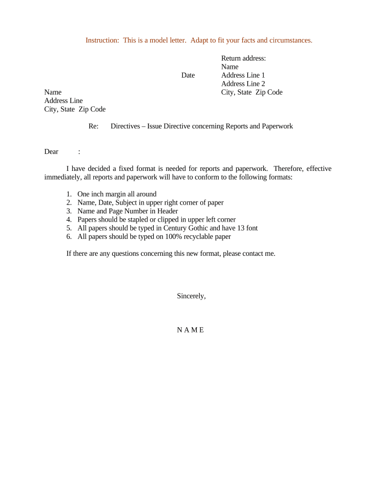 Letter paperwork Fill out & sign online DocHub