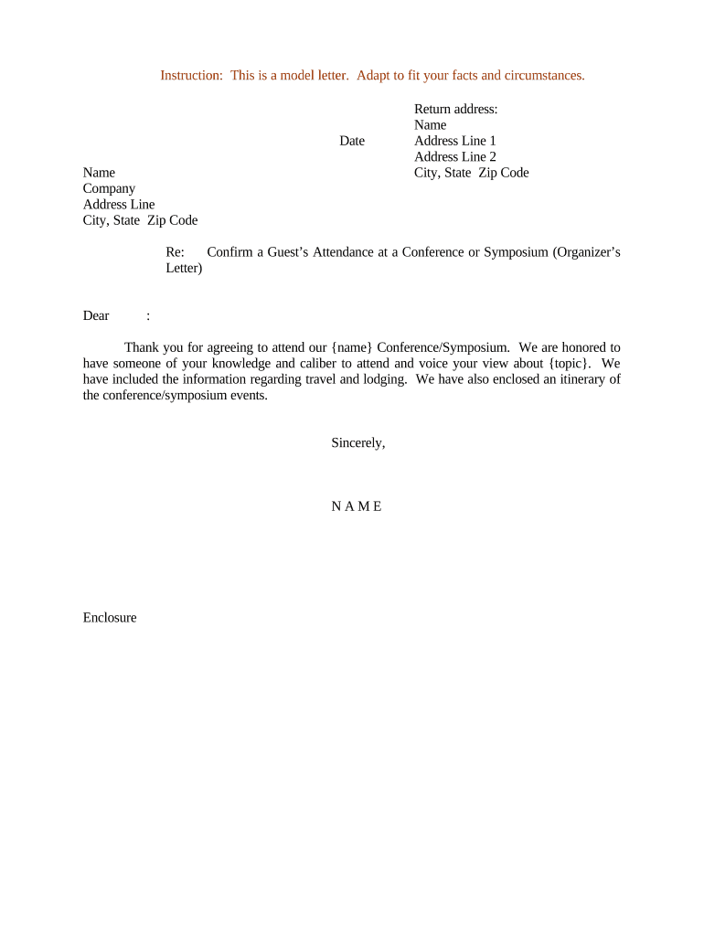 Confirmation Of Attendance Fill Out Sign Online DocHub