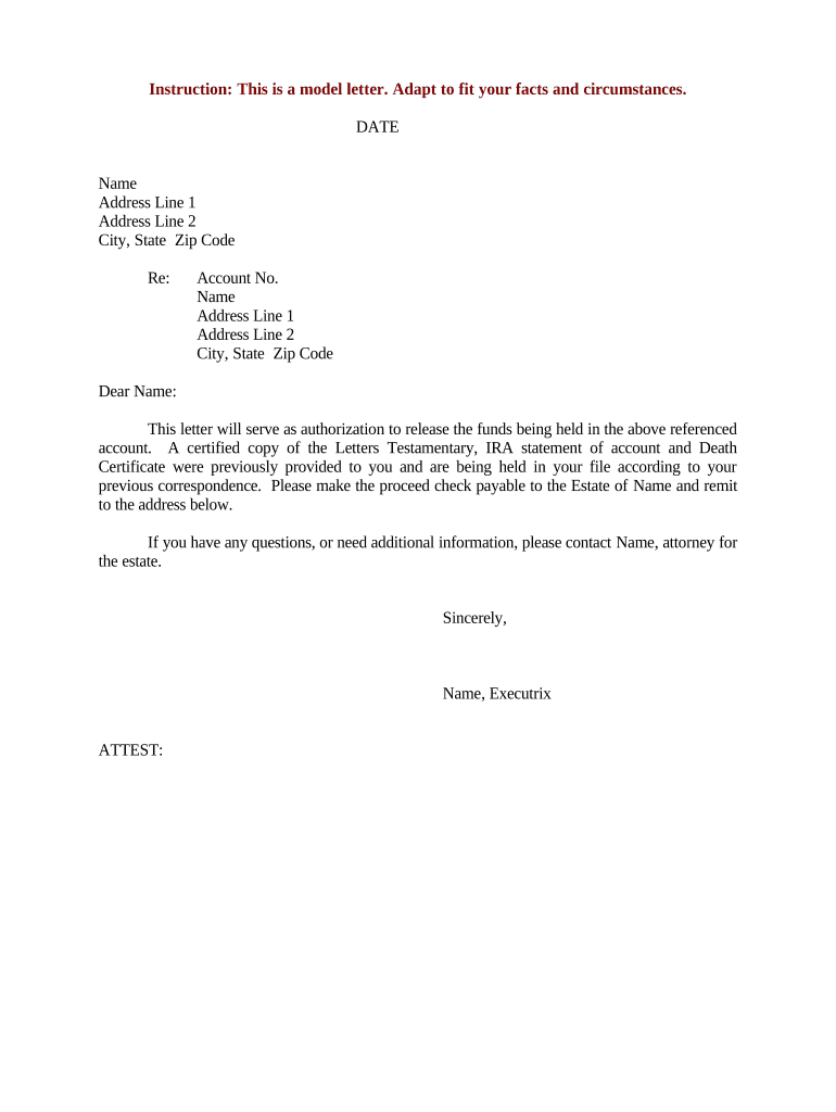 letter request authorization Doc Template pdfFiller