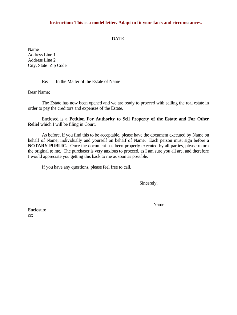 Letter Selling Sample Doc Template PdfFiller