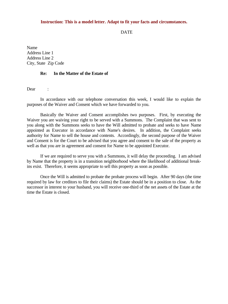 letter of consent Preview on Page 1