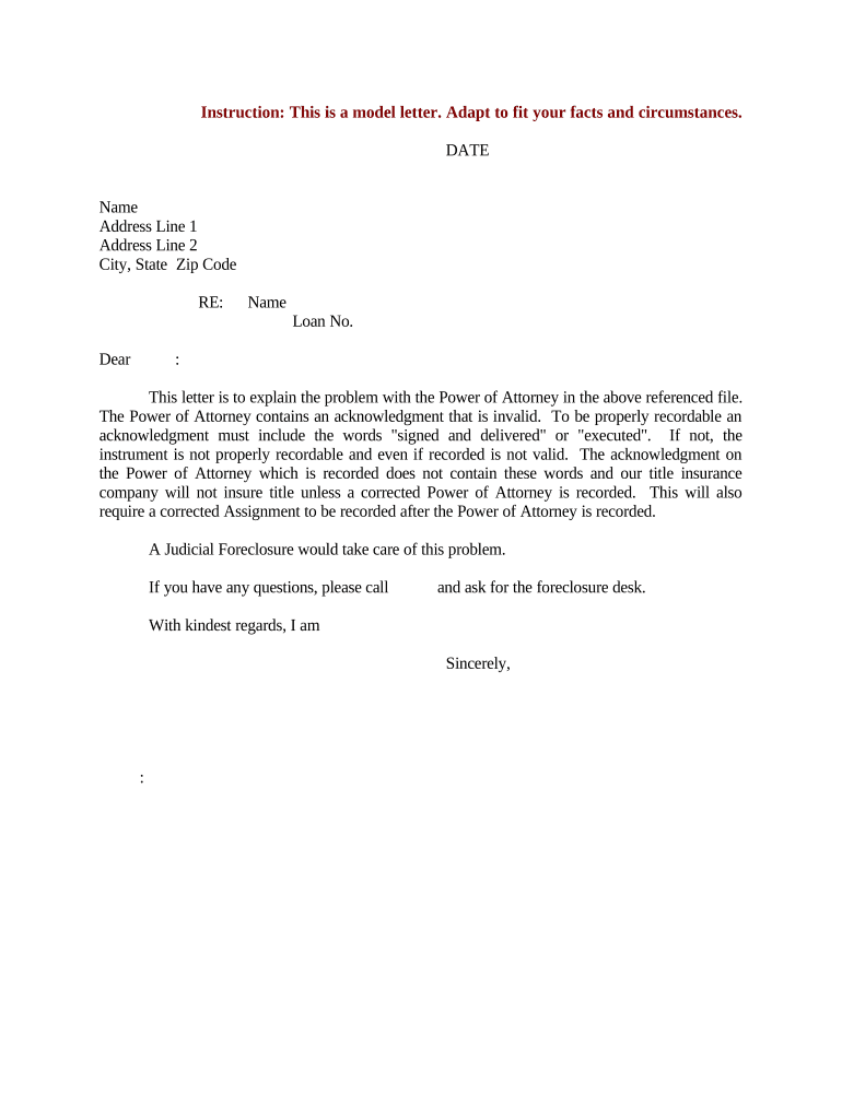 power of attorney letter Preview on Page 1