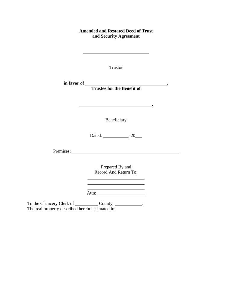 deed trust agreement Preview on Page 1.