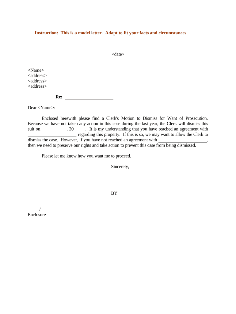 Dismiss Prosecution Doc Template PdfFiller