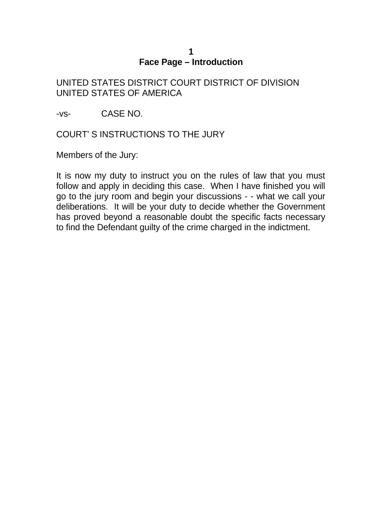 jury instruction criminal Preview on Page 1