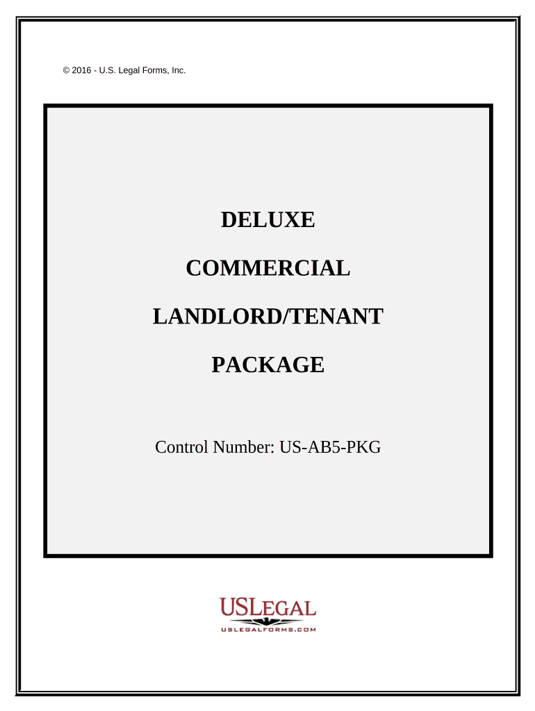 Landlord Tenant Commercial Package - Deluxe Preview on Page 1