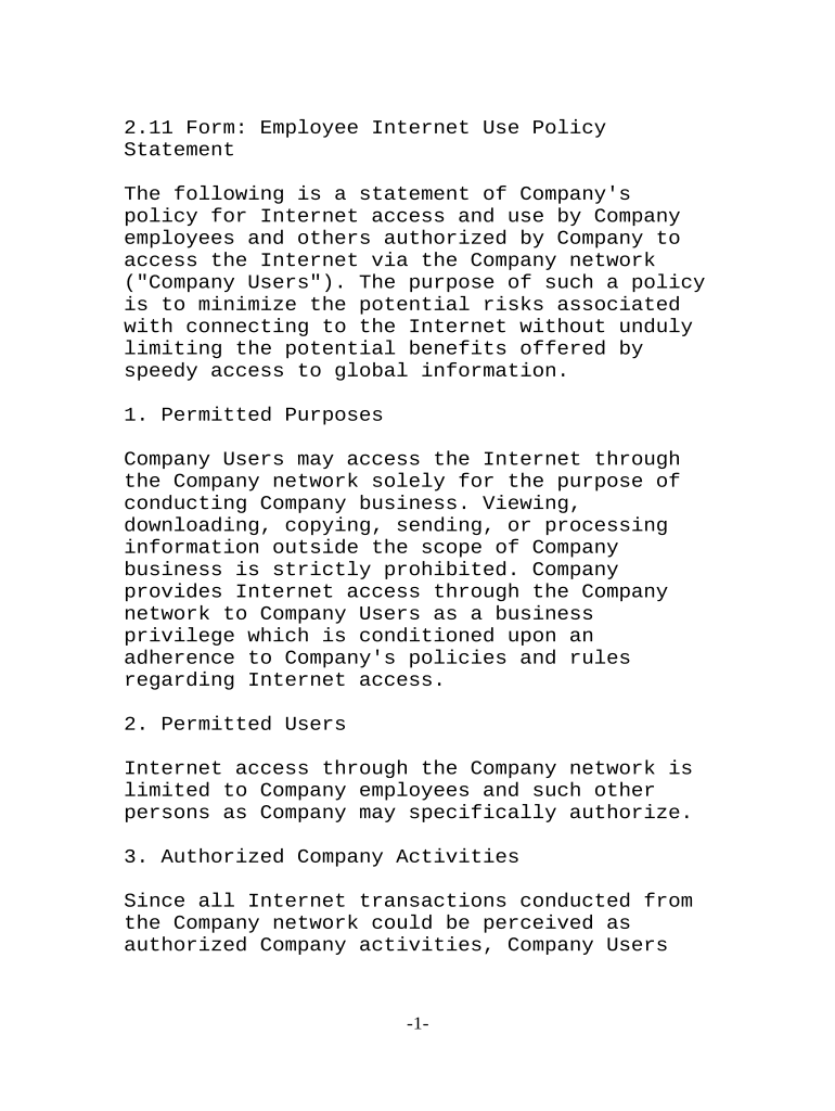 policy for employees Fill out & sign online DocHub