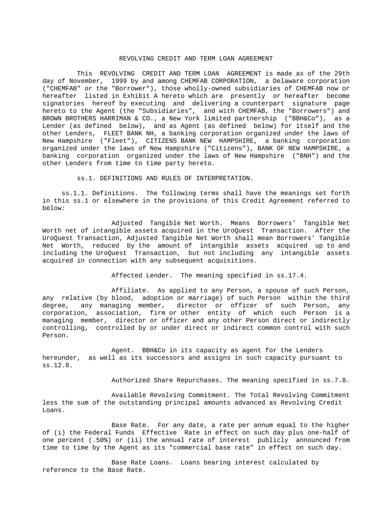 credit term Preview on Page 1