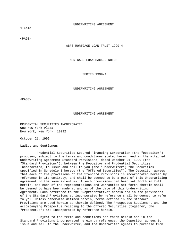 agreement loan trust Preview on Page 1