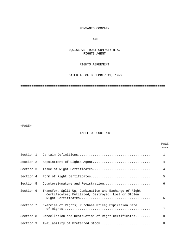 agreement between company Preview on Page 1