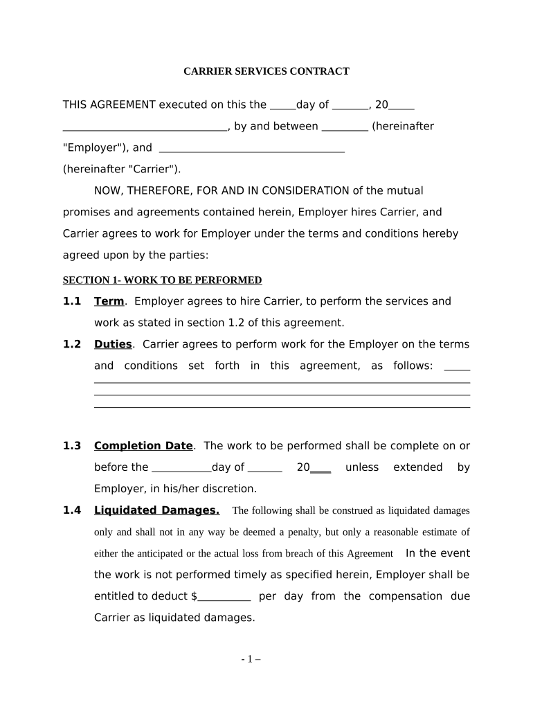 contract independent contractor Preview on Page 1