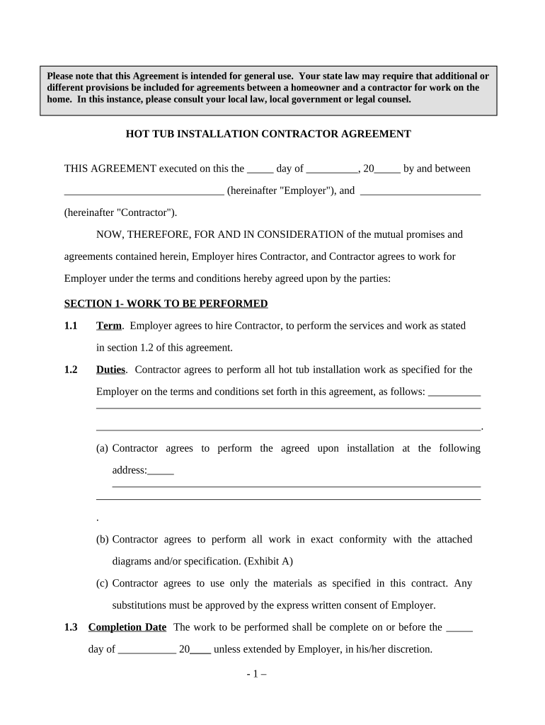 hot agreement Preview on Page 1