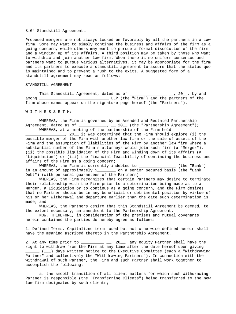 Still agreement Fill out & sign online DocHub