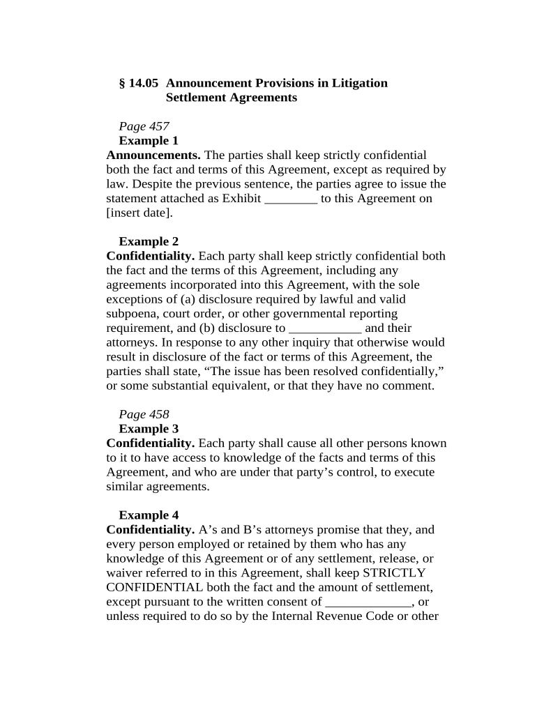 rule 408 settlement letter sample Preview on Page 1