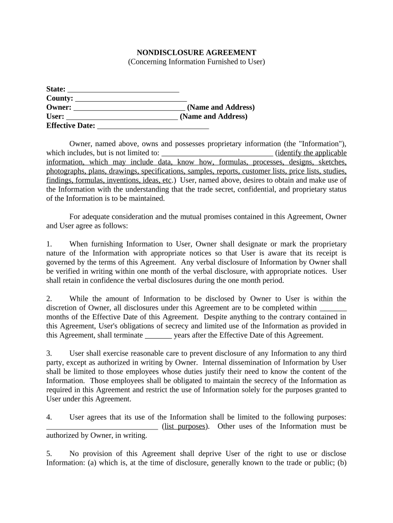 what type of agreement identifies confidential information that two parties wish to share with each other but not with external entities Preview on Page 1