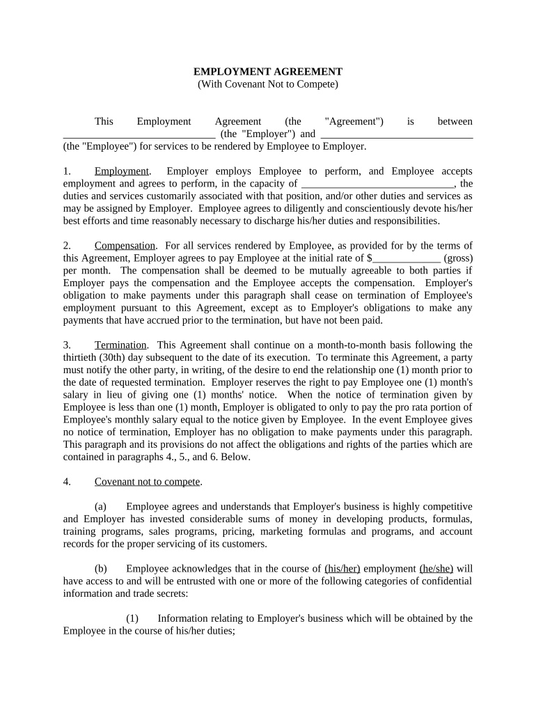 agreement compete Preview on Page 1