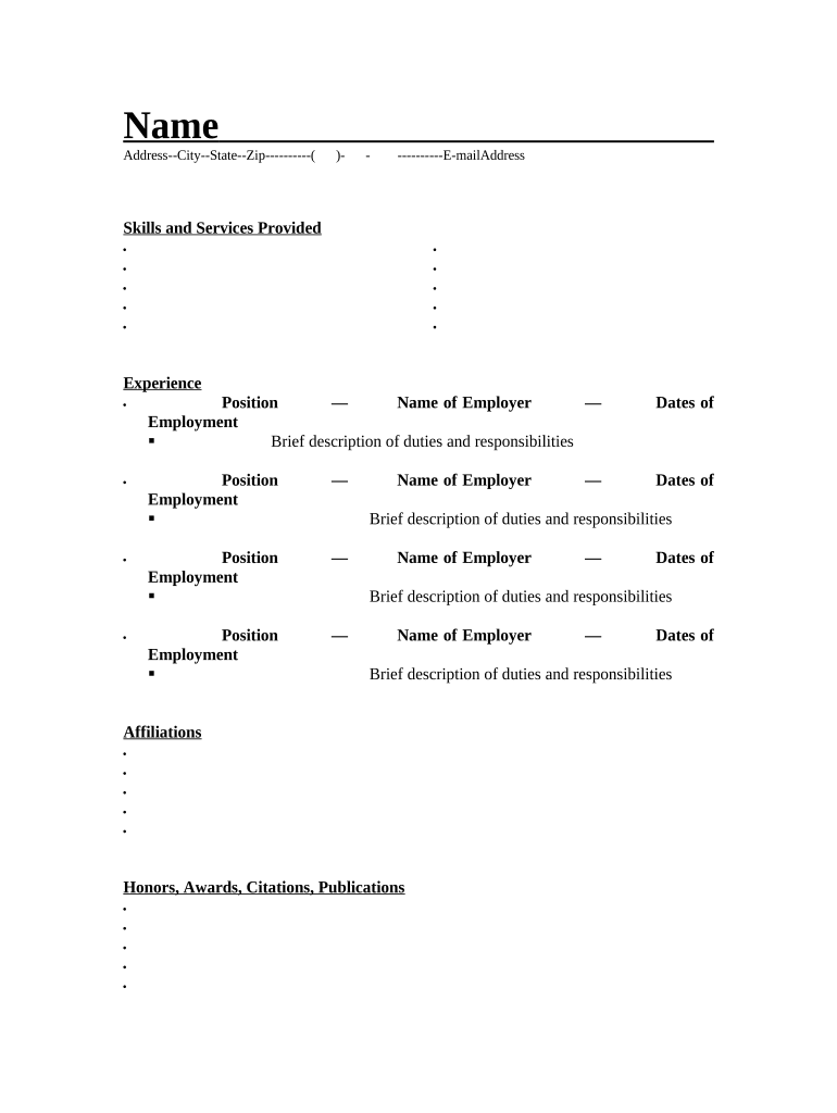 land surveyor resume Preview on Page 1