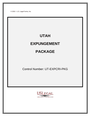 Utah expungement