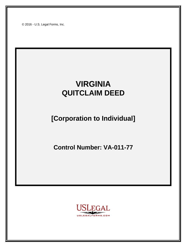 quitclaim deed virginia cost Preview on Page 1.