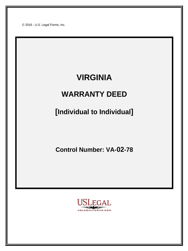 general warranty deed virginia Preview on Page 1