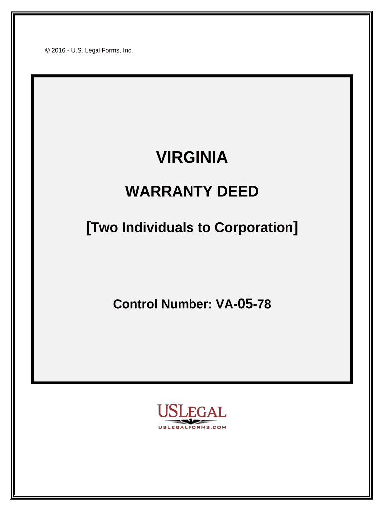 warranty deed corporation Preview on Page 1