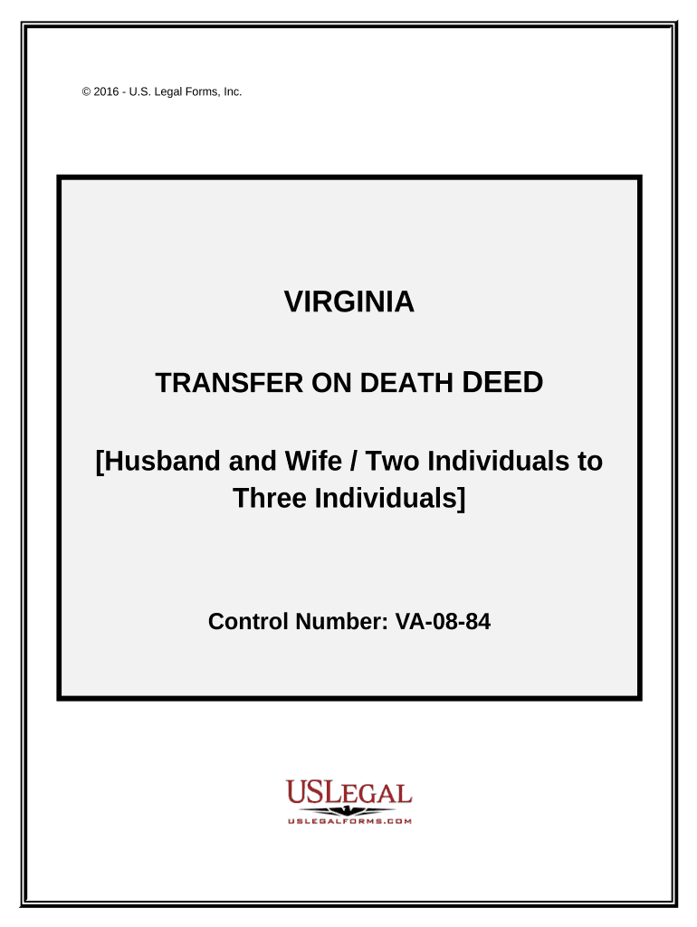 virginia transfer on death deed form Preview on Page 1