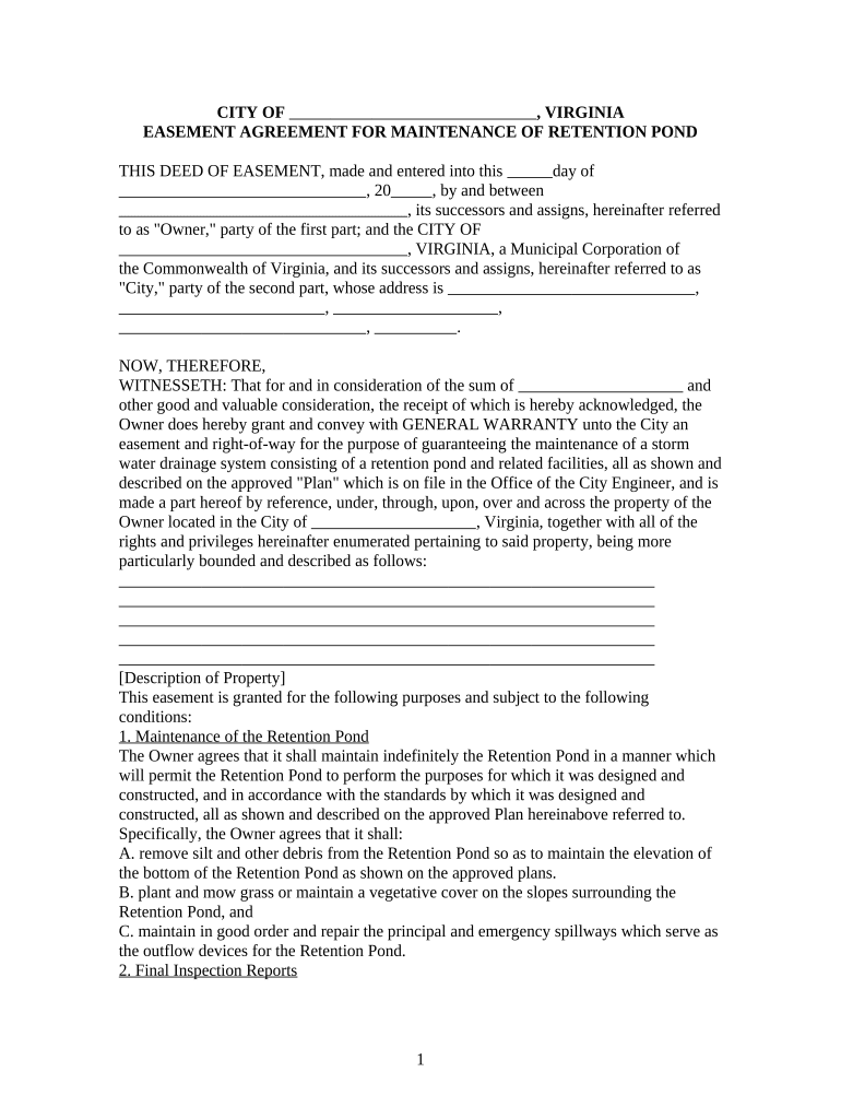 easement water Preview on Page 1