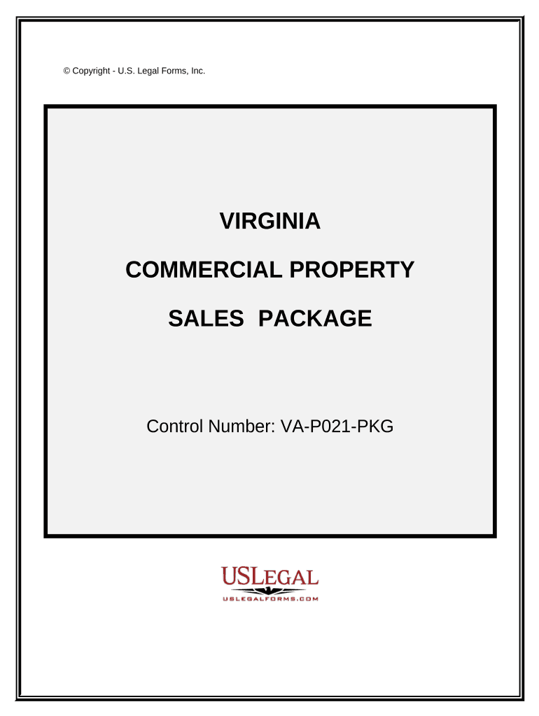 Commercial Property Sales Package - Virginia Preview on Page 1