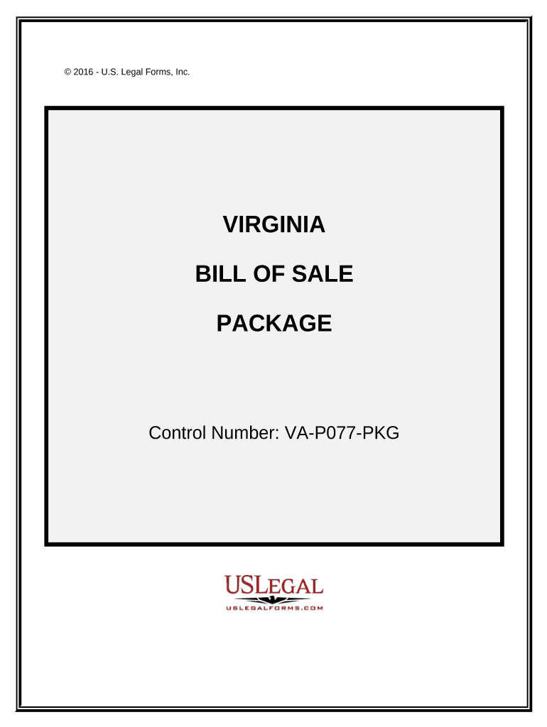 va bill sale template Preview on Page 1