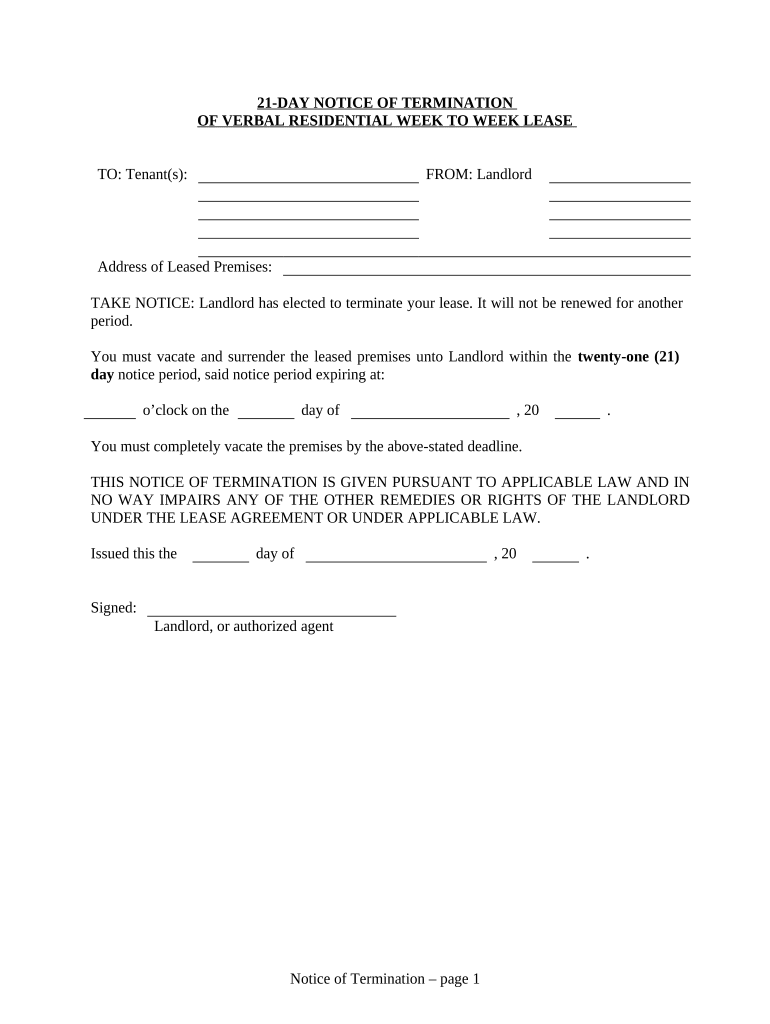 vermont notice form Preview on Page 1