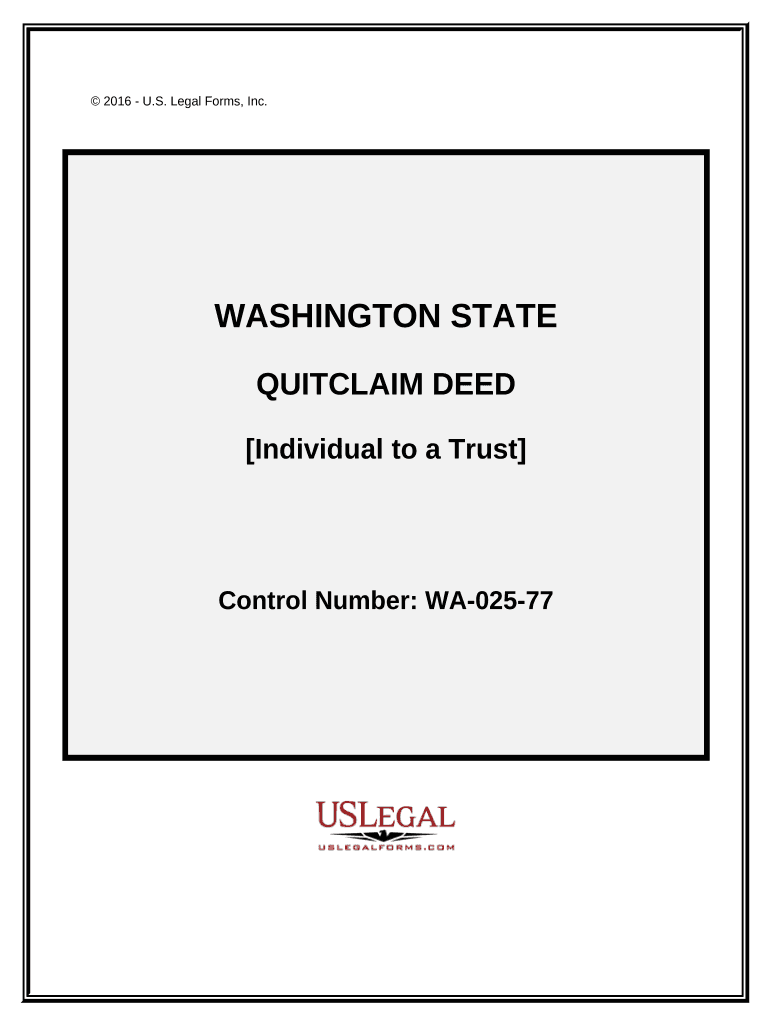 quit claim deed to trust Preview on Page 1