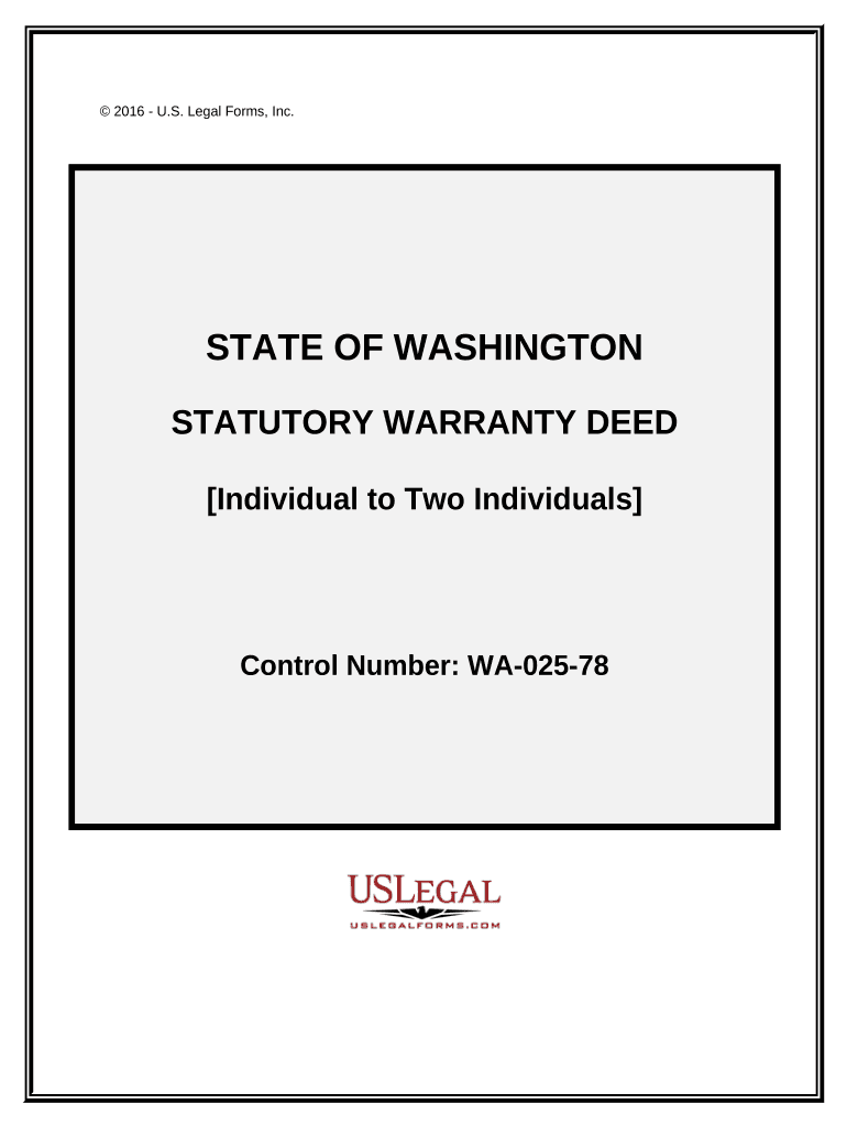 statutory warranty deed washington Preview on Page 1