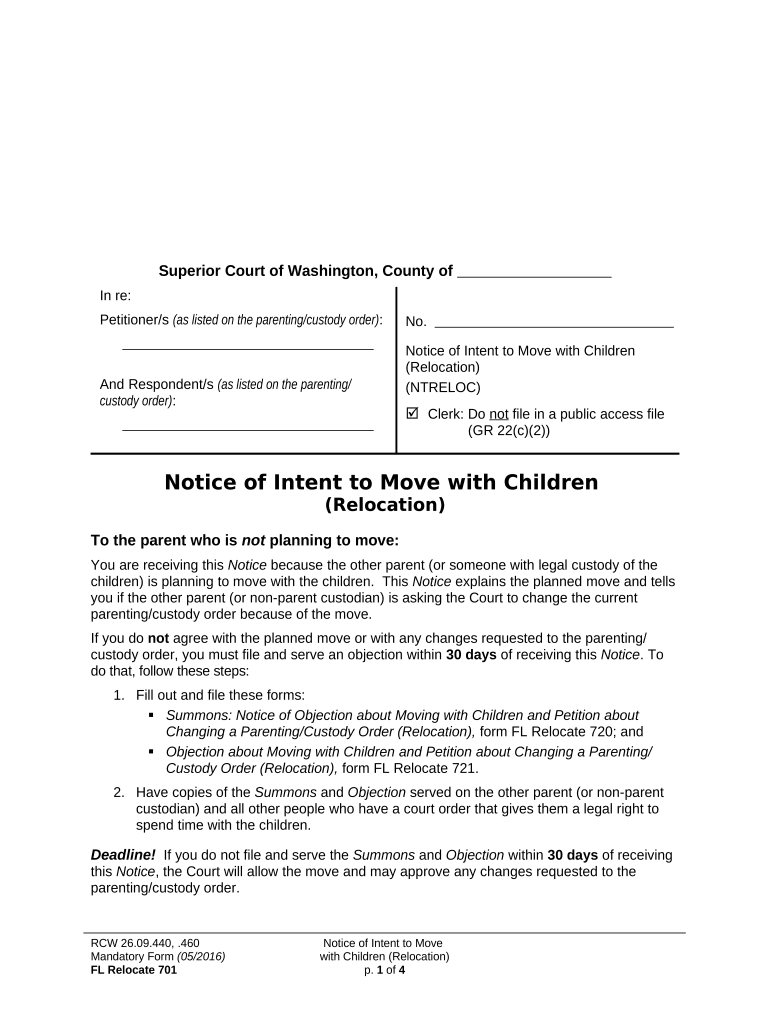 Notice Relocation Doc Template PdfFiller