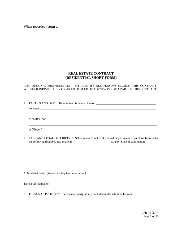 Real Estate Doc Template PdfFiller
