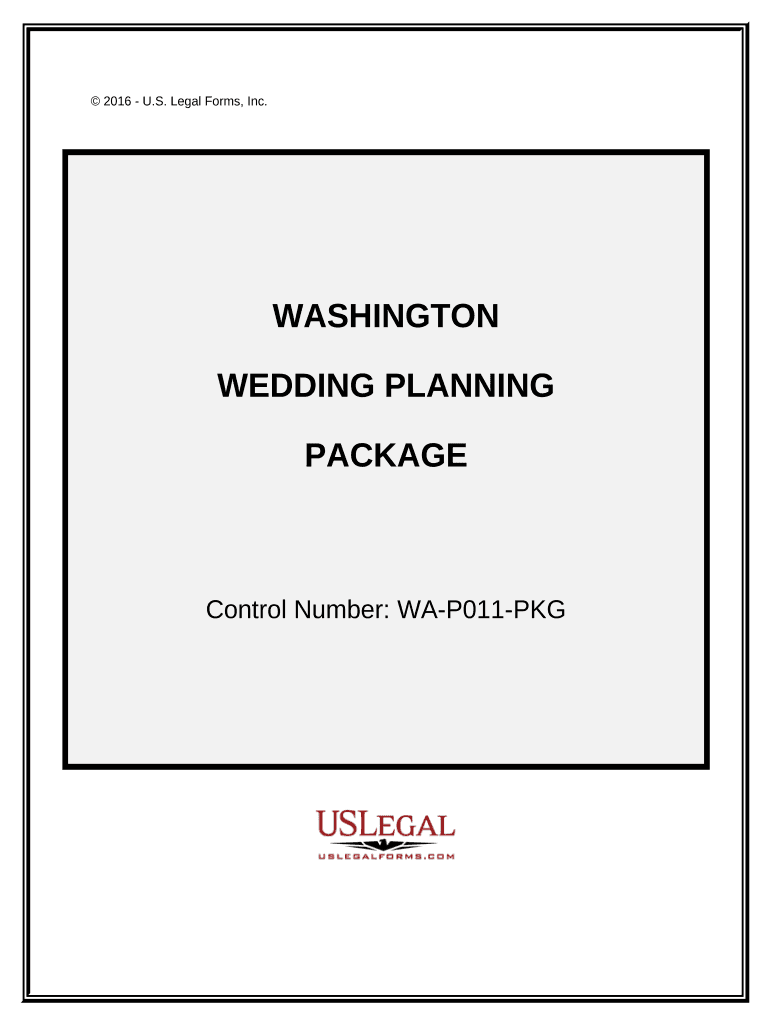 Wedding Planning or Consultant Package - Washington Preview on Page 1