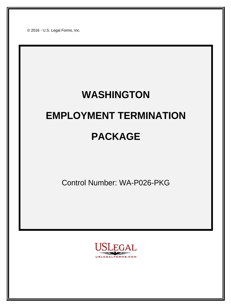 Employment or Job Termination Package - Washington Preview on Page 1