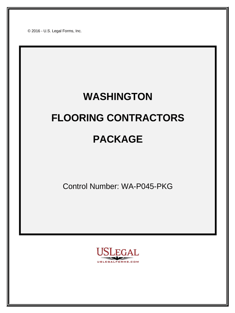 Flooring Contractor Package - Washington Preview on Page 1