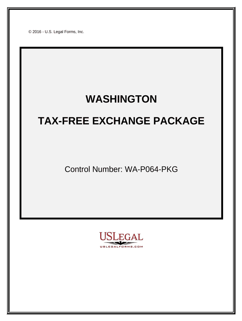 Tax Free Exchange Package - Washington Preview on Page 1