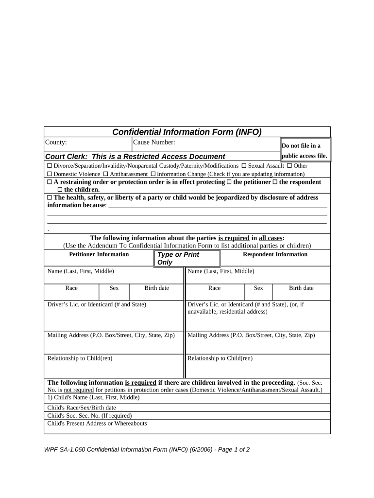 washington confidential information Preview on Page 1