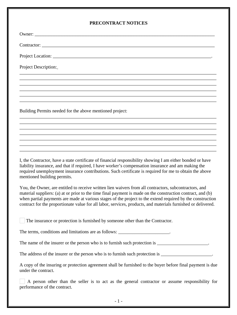 landscaping contract template Preview on Page 1