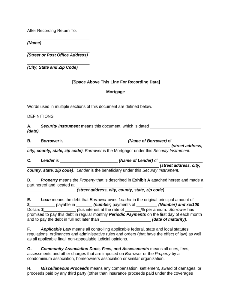 Mortgage - Wisconsin Preview on Page 1