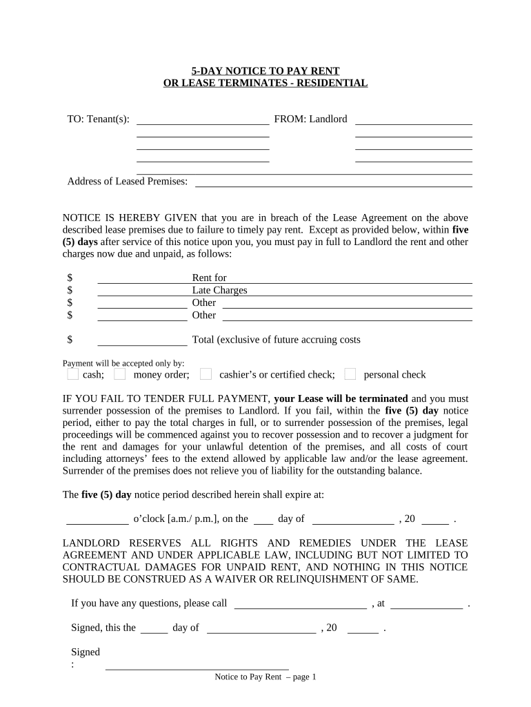 wisconsin notice to quit Preview on Page 1