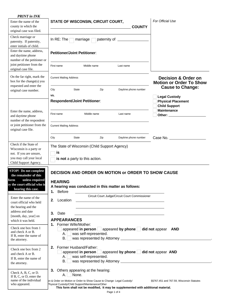 wisconsin support Preview on Page 1