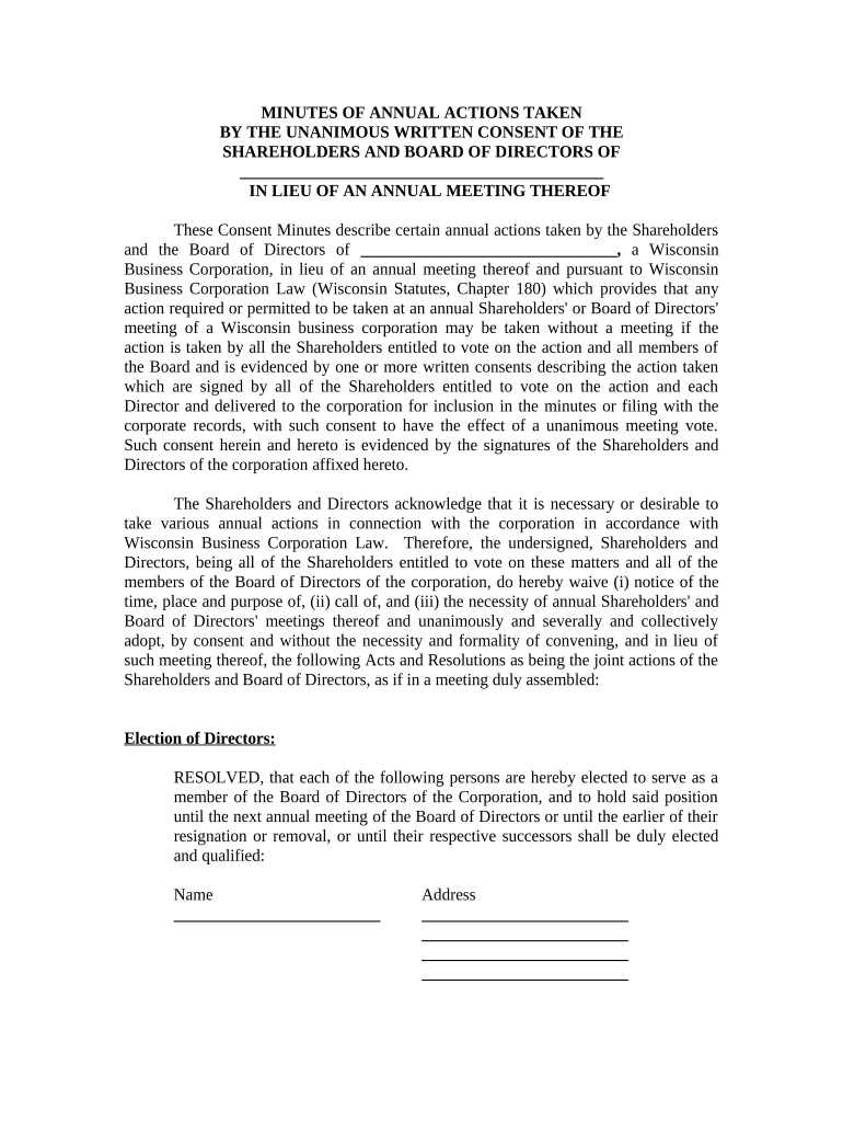 wisconsin llc annual report instructions Preview on Page 1
