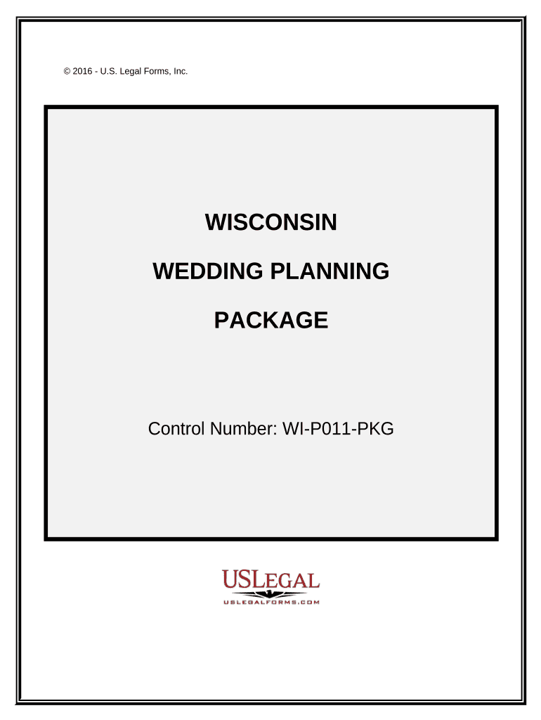 Wedding Planning or Consultant Package - Wisconsin Preview on Page 1