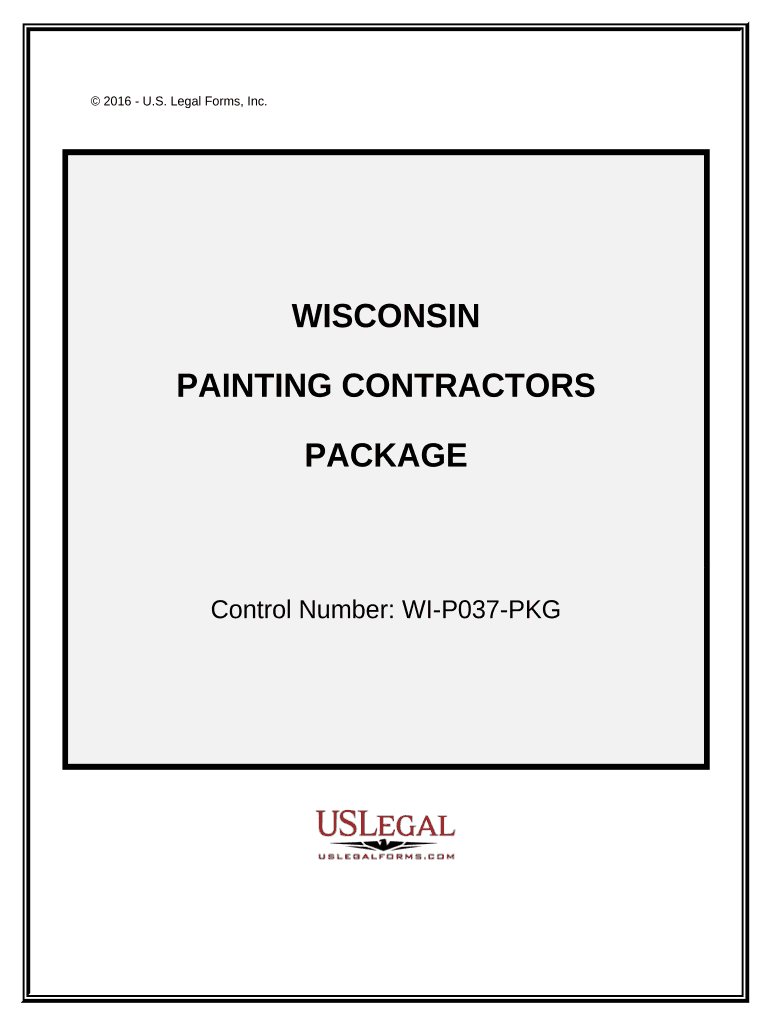 painting contractor forms Preview on Page 1