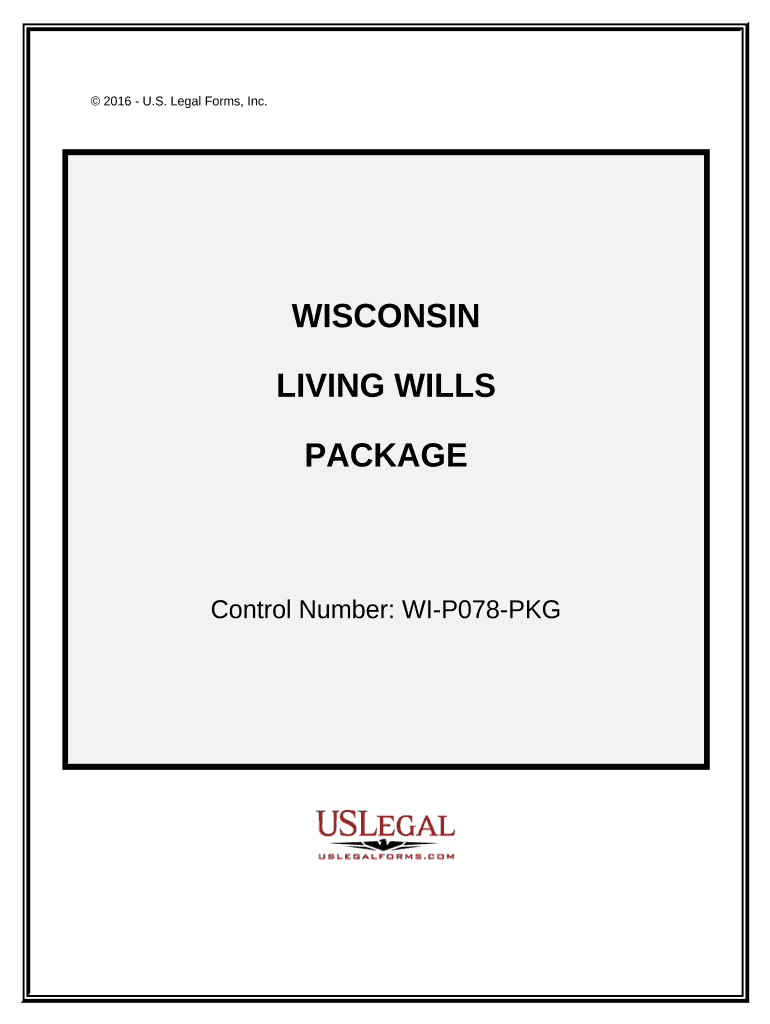 Living Wills and Health Care Package - Wisconsin Preview on Page 1